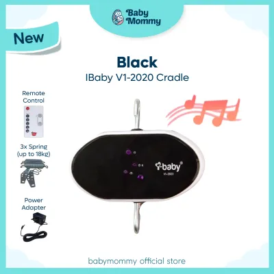 Ready Stock 🇲🇾 IBaby V1-2020💤Electronic Baby Cradle🎵Flagship Electronic Cradle Spring Cot ( Bluetooth | Remote | Timer)