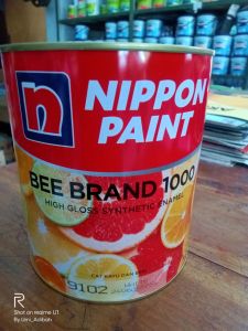 CAT KAYU BESI DAN KAYU  PAINT BEE BRAND 1000 09 LITER