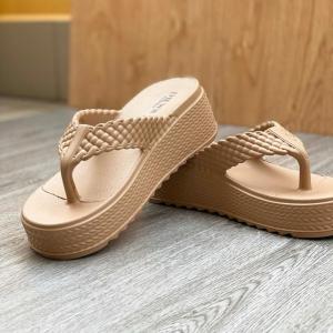 Dép kẹp nữ chính hãng  DUWA - đế cao 6cm đúc liền khối chống thấm nước  - DW362