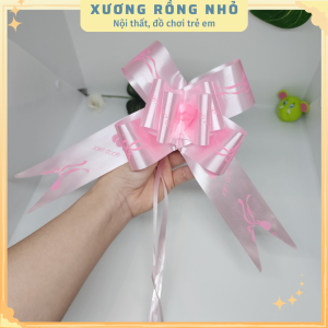 Nơ Rút bông lớn 5cm Gói Quà Gấu Bông quà tặng Hộp Quà Xương Rồng Nhỏ