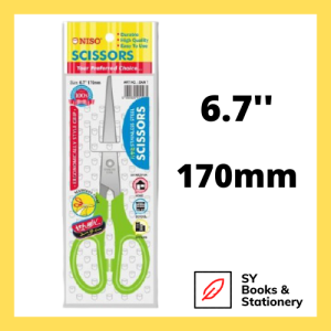 NISO Stainless Steel Scissor 6.7 170mm/Scissors/Gunting Murah (GOOD QUALITY)