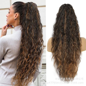 ฝีมือประณีต วิกผมหางม้า ชุดคลุมผมหางม้า ความต้องการที่สมดุล จัดส่ง ผมเทียมคุณภาพสูง ผมดูฟูขึ้น สัมผัสนุ่ม ผมหยิกยาว สลับได้อย่างง่ายดาย รูปลักษณ์ที่โดดเด่น แถบคาดผมฟู ล่องหน แคลมป์