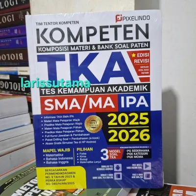 BUKU KOMPETEN TKA 2025-2026 TERBARU IPA SMA/MA ( TES KEMAMPUAN AKADEMIK )