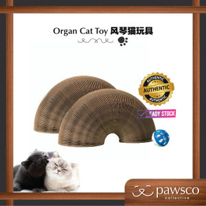Magic Organ Cat Scratching Board Cat Toy With Bell / 魔法风琴猫抓板猫玩具带铃铛 / Magic Organ Berkualiti Scratcher Kebosanan Kucing