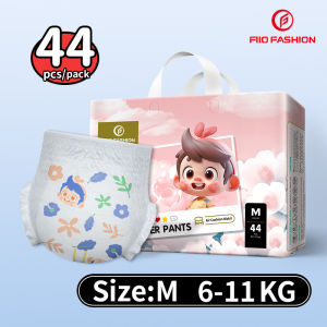FIIO Pull-up Pants  Baby diapers All size diaper for baby Large Size Medium L XL XXL Tape korean 100% Cotton Disposable Diaper Add camellia oil