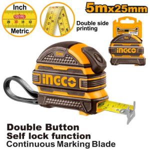 INGCO MEASURING TAPE | METRIC & INCH | SELF LOCK FUNCTION