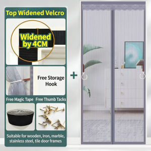 Reinforced Magnetic Door Screen Anti Mosquito Screen Mesh DIY Door Net Household Door Curtain