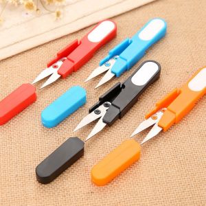 Kéo bấm siêu bền có nắpkéo cắt may chuyên dụng(màu ngẫu nhiên)-HAUSE