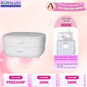 Máy Tiệt Trùng Biohealth BH5100 Máy Tiệt Trùng Bình Sữa Bằng Tia UV Cửa Trên Dung Tích 6L