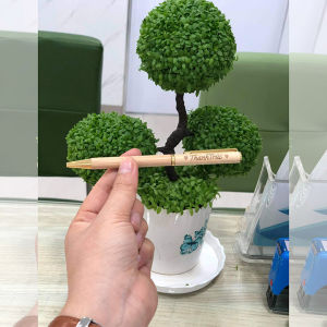 Bút bi vỏ gỗ khắc tên theo yêu cầu siêu đẹp bút ký tên (tặng ngòi bút) viết quà tặng cho bạn trai bạn gái trong các dịp đặc biệt chubodoi store