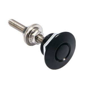 OWNNEW 2/4pcs Black Body Kit Latch Clip Quick Release Push Button Engine Bonnet Lock Front Bumper Hood Pin