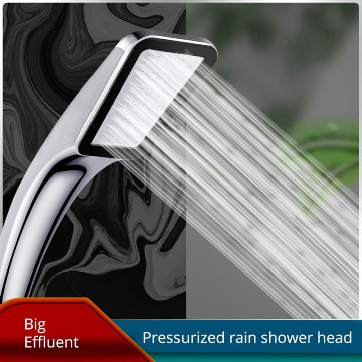 Drdipr Square 300 Holes High Pressure Water Saving Rainfall Handheld Spray Nozzle Bathroom 5039