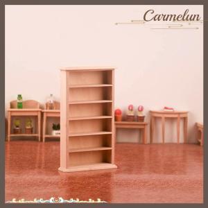 [Carmelun] 1:12 Dollhouse Miniature Bookshelf Bookcase Model Storage Cabinet Locker Ornament Furniture Decor Toy