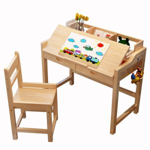 Kids Tables & Sets For Kids Kids Table And Chair Set Solid Wood Study Table Writing Table and Chair 39dian Study Desk Kids Study Table For Kids