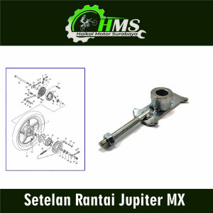 Setelan Rantai Jupiter MX (Harga Per 1 PCS) - Stelan Rante Anting Anting Chain Adjuster + Plat
