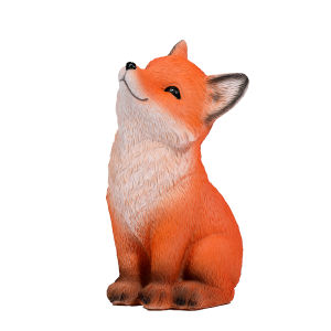 9 Tailed Fox Statue & Monkey Tail Cactus - Faux Succulent Decoration for Balcony/Garden Decorative Vase & Mini Garden