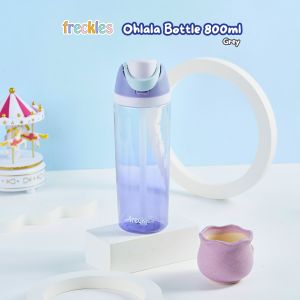 Freckles Ohlala Water Bottle Tritan - Botol Minum Anak Tritan Anti Tumpah BPA Free