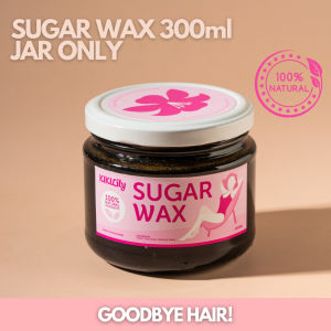 KIKILILY Hair Removal 100% Natural Sugar Wax BIG 300ml (Hot or Cold Sugaring Waxing Kit)