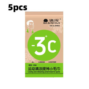 5 Pcs Cooling Ice Towel -3°C Instant Cool Towel for Outdoor Work Hiking Camping Sports Heat Relief