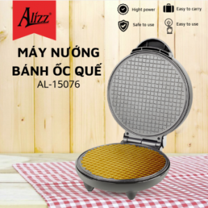 Máy Nướng Bánh Ốc Quế Máy Làm Vỏ Kem Có Thể Điều Chỉnh Nhiệt Độ AL-15076