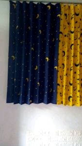 [GROSIR] TERLARIS GORDEN PLISKET BAHAN KATUN MOTIF BULAN BINTANG MODEL KAWAT S UNTUK PINTU DAN JENDELA