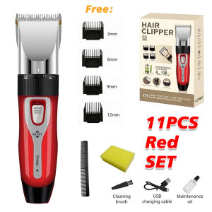 BLINGOO Professional Hair Clippers Rechargeable Trimmer Cordless Hair Shaver Cutter Hair Cutting Razor Set