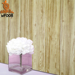 Wallpaper 3D Wood Foam Ukuran 70x70cm - Stiker Dinding Foam Motif Wood Kayu 3D Timbul