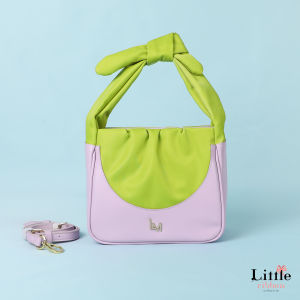 Louis Montini (Little Ribbon) กระเป๋าถือผู้หญิง ผ้าไนล่อนผสม PU BPU01