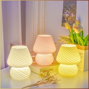 Lighting Vintage Night Light Decorative Lamps Touch Switch Glass Safe and Reliable Living Room