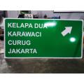 RAMBU MOBIL DILARANG MASUK DI4METER 60CM, DI4METER EMP4T PULUH LIM4 CM PLAT ACP 3 MM -SafetyTools7. 