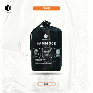 BOGABOO Hammock ORZAH 300 x 150 cm Tali Webing Tubular - Hammok Camping 2 Orang -Ayunan Gantung - Hamok Max 200 kg