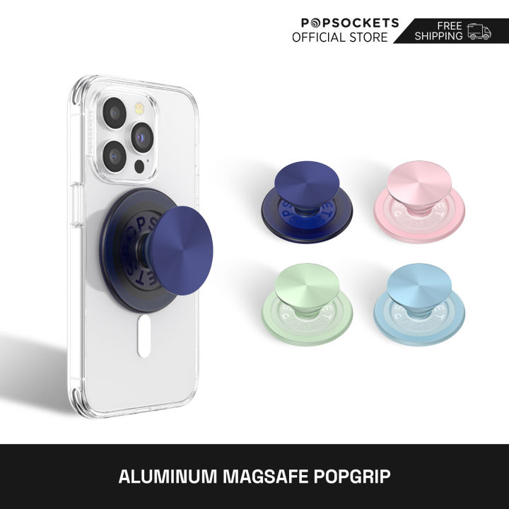PopSockets Aluminum PopGrip for MagSafe The Premium Phone Grip Best  MagSafe iPhone Holder and Similar to an iPhone Ring Holder Desk iPhone  Stand
