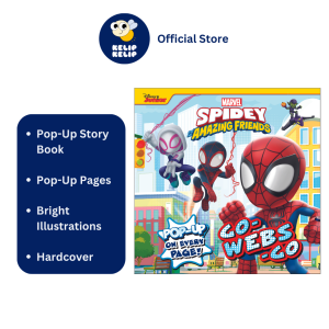 Marvel Spider Man Pop Up Book For Kids Spidey and His Amazing Friends: Go-Webs-Go!