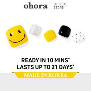Ohora P Big Smile Pedicure Semi-cured Gel Nail Strips PD-066