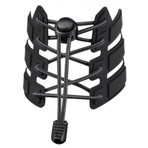 1 Pair No Tie Shoelaces 9 Colors Round Push The Spring Sports Elastic Shoelace For All Shoes Lazy Laces Shoe Accessories