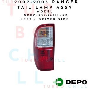 2002-2005 RANGER TAIL LAMP ASSY DEPO-231-1951L-AE LEFT / DRIVER SIDE