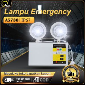 Lampu Emergency 8000mAH Lampu darurat dengan dua kepala yang dapat diisi ulang | Lampu Emergency 2 Lampu Rechargeable Wireless Super terang 100 Watt Portable | Lampu Emergency 100 Watt Super Terang