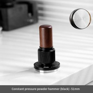 BINCOO Coffee Tamper Constant Force Press Hammer for 30lbs Italian Powder Distributor Set Coffee Utensil 51MM/58MM