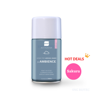 【WM Only】Sakura - Bioion Air Purifier Germ-Free Aerosol Based for AMBIENCE - 250ml/can REFILL ONLY Penyegar Udara Aerosol/Pembasmi Kuman/Pewangi Udara