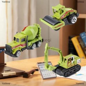 [COD] Yaokeqi 6pcs set Educational Toys Alloy Plastic Engineering Truck Car Construction Model Vehicle Loader Tractor Excavator For Kid Gifts