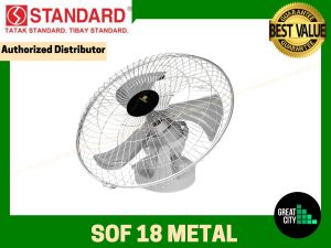 Standard ORIGINAL Orbit Fans SOF 18 METAL Ceiling Fan Silver Metal Frame 3 Blades Indoor Use Living Room Bedroom