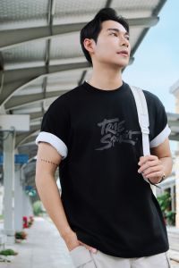 Áo thun nam Dugarco tay ngắn form rộng trẻ trung năng động chất liệu cao cấp 253TSS22004