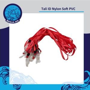 Tali ID Card / Name Tag Nylon Soft PVC isi 20pcs