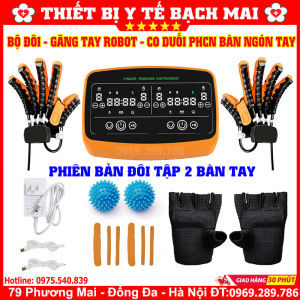 Bộ Đôi Găng Tay Robot Phục Hồi Chức Năng Co Duỗi Bàn Ngón Tay