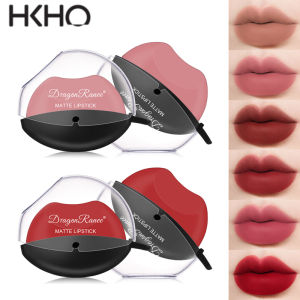 HKHO 1pcs Squeeze Into Makeup Lazy Lip Lipstick Matte Make Up Long Lasting Moisturizing Waterproof Nonstick Cup Lip Gloss