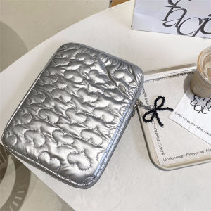 Túi đựng máy tính xách tay gói lót Máy Tính Bảng Máy tính chống sốc ngọc trai dây nơ hình trái tim tình yêu phong cách Hàn Quốc thích hợp cho 9.7 11 13 14 15.6 inch