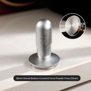 BINCOO Coffee Tamper Constant Force Tamping Hammer Impact 30 Pounds Pressure Espresso Tamper 51MM/58MM