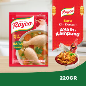 Royco Bumbu Kaldu Penyedap Rasa Ayam Kampung dengan Kaldu Gold Standard 220gr - Menu Buka Puasa Recook Ayam Goreng Kremes