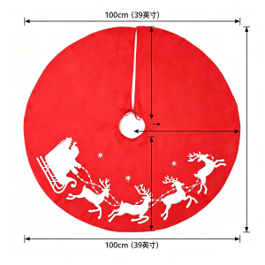 Christmas Tree Skirt 100cm Cartoon Crafts Tree Surround Base Set Merry Christmas Decorations Xmas Ornaments