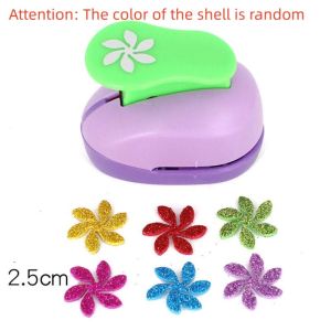 AETHERISY Random Color Flower Furador 764cm Labor Saving DIY Paper Cut Puncher Eva Foam Maker Puncher Handmade DIY Embossing Punches Scrapbooking